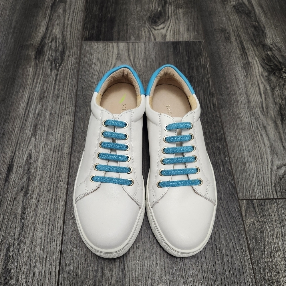 Jack Rogers women's lorelai sneakers size 5M white and blue new without …